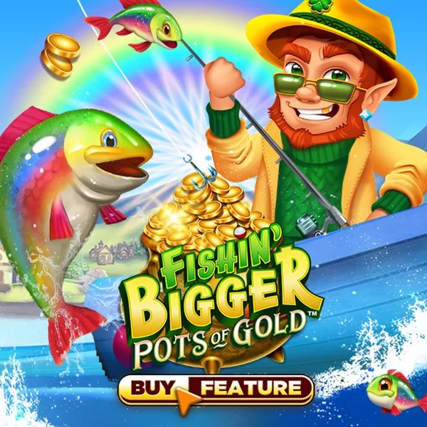 Microgaming : Fishin Bigger Pots of Gold - SPINBET123